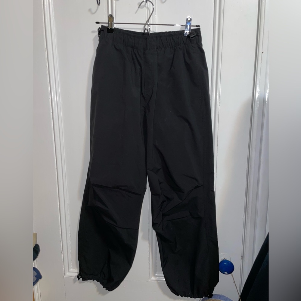 Zara Black Nylon Pants